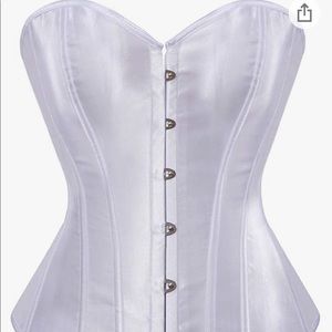 White corset top